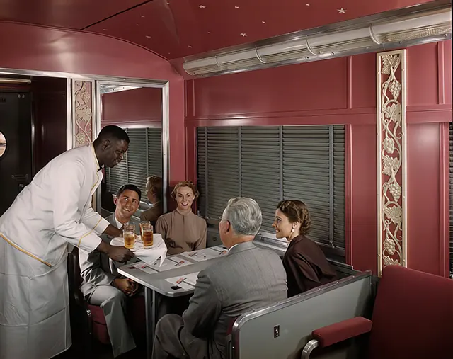 Sunset Limited of the Southern Pacific Railroad in the 1950s Photos
