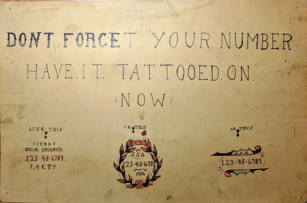 The Iconic Unemployed Worker with a Social Security Tattoo: The Story Behind One of the Most Striking Photos of the Great Depression