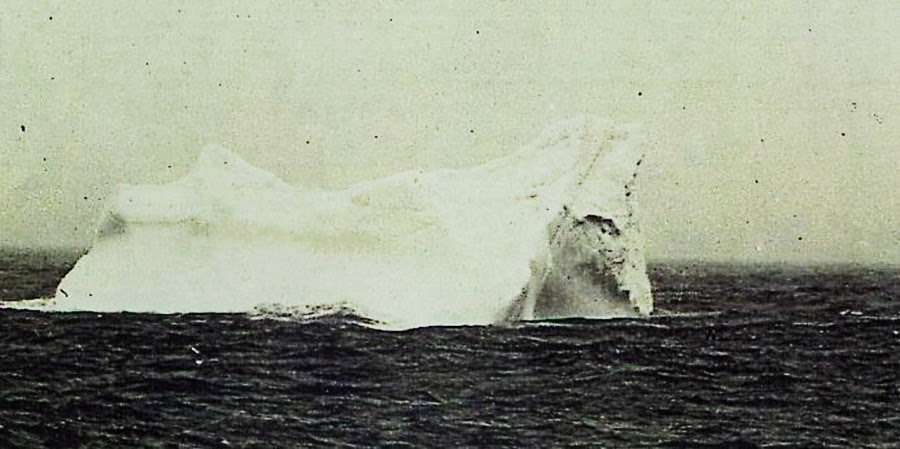 Another iceberg photographed April 20, from the German steamer