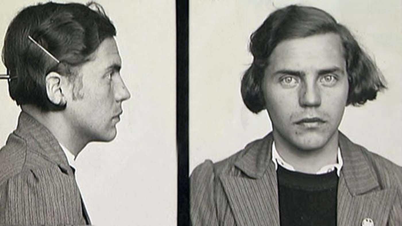 Dora Ratjen’s mugshot.