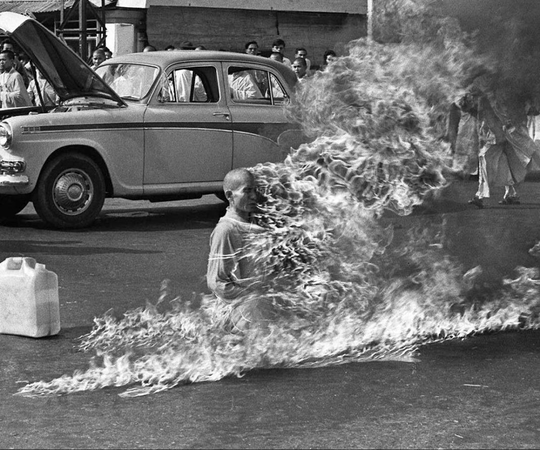 The burning monk, 1963