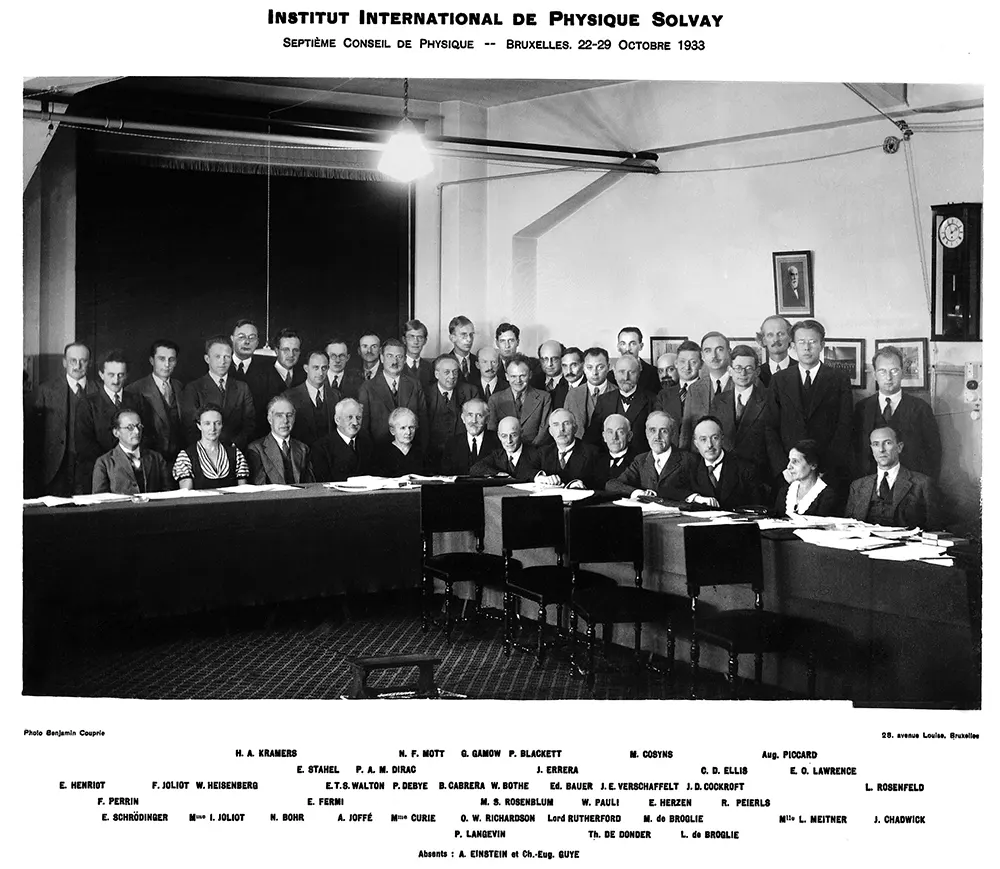 The Solvay Conference photos