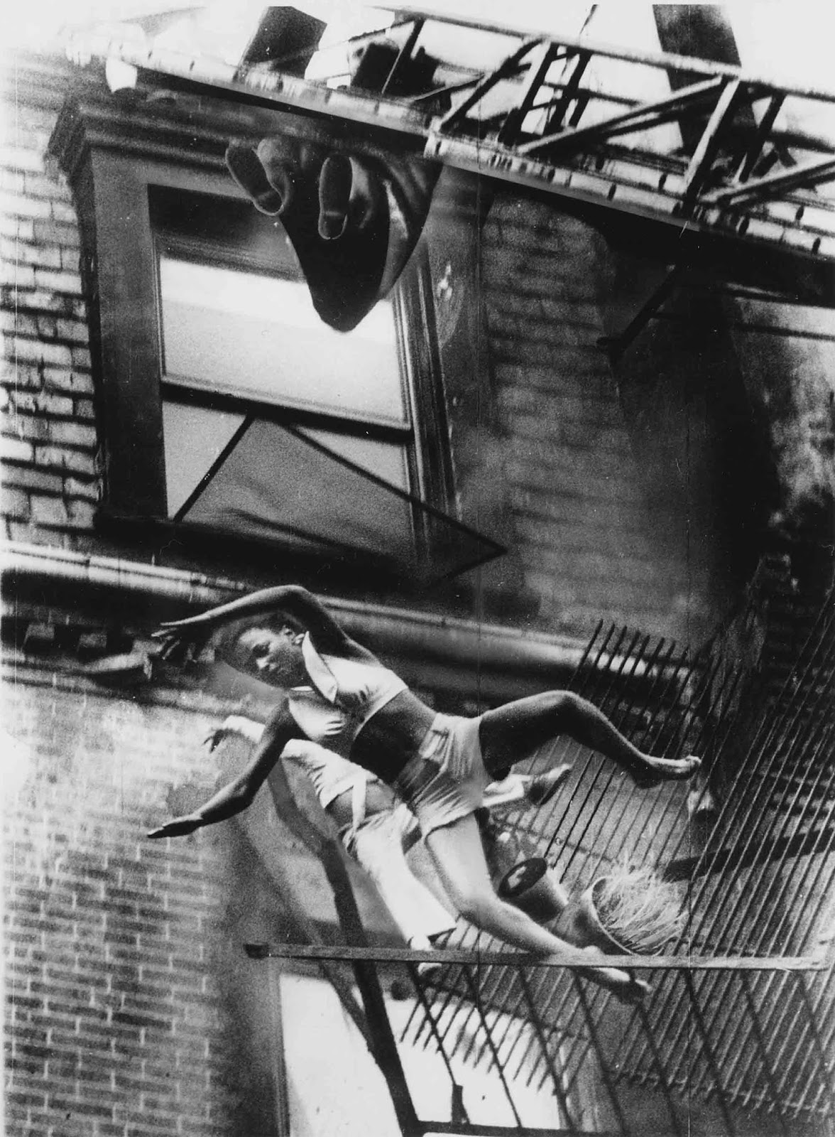 When the fire escape collapsed.