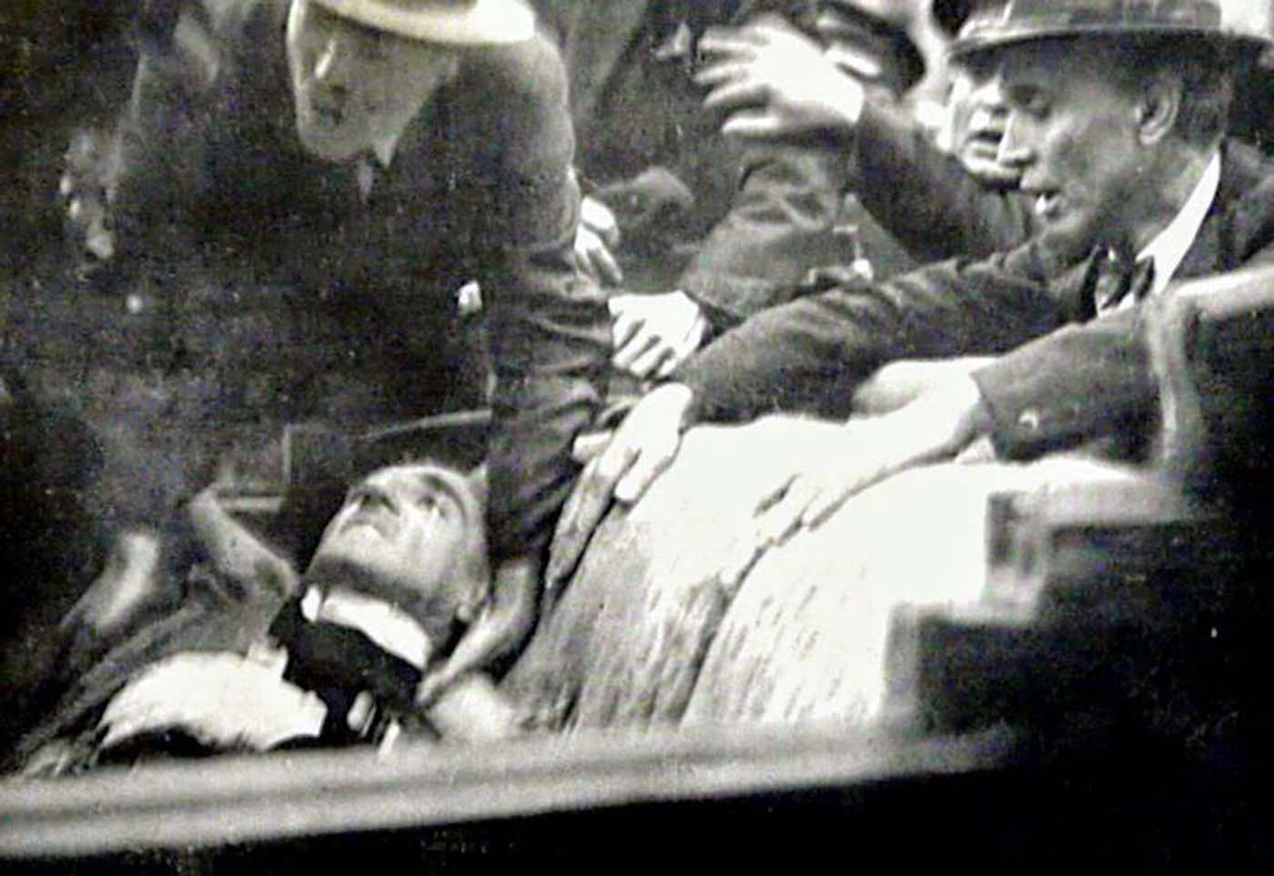 Alexander died in the car, slumped backwards in the seat, with his eyes open. Barthou was badly wounded in the arm but died later due to inadequate medical treatment.