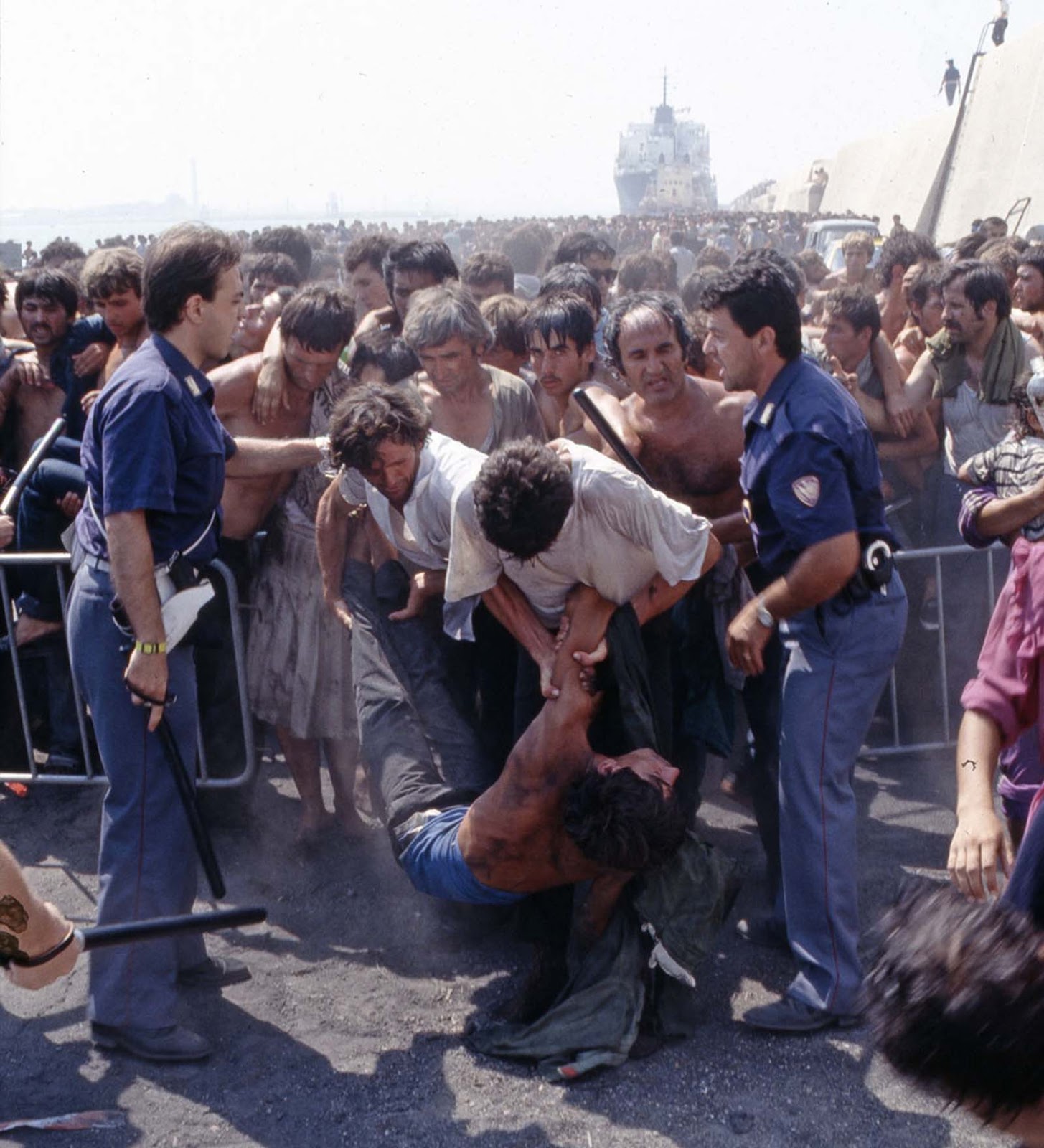 Although there was remarkable sympathy for the Albanians in Italy, the official Italian position was that these persons were seeking economic betterment in Italy and consequently could not be considered as political refugees.
