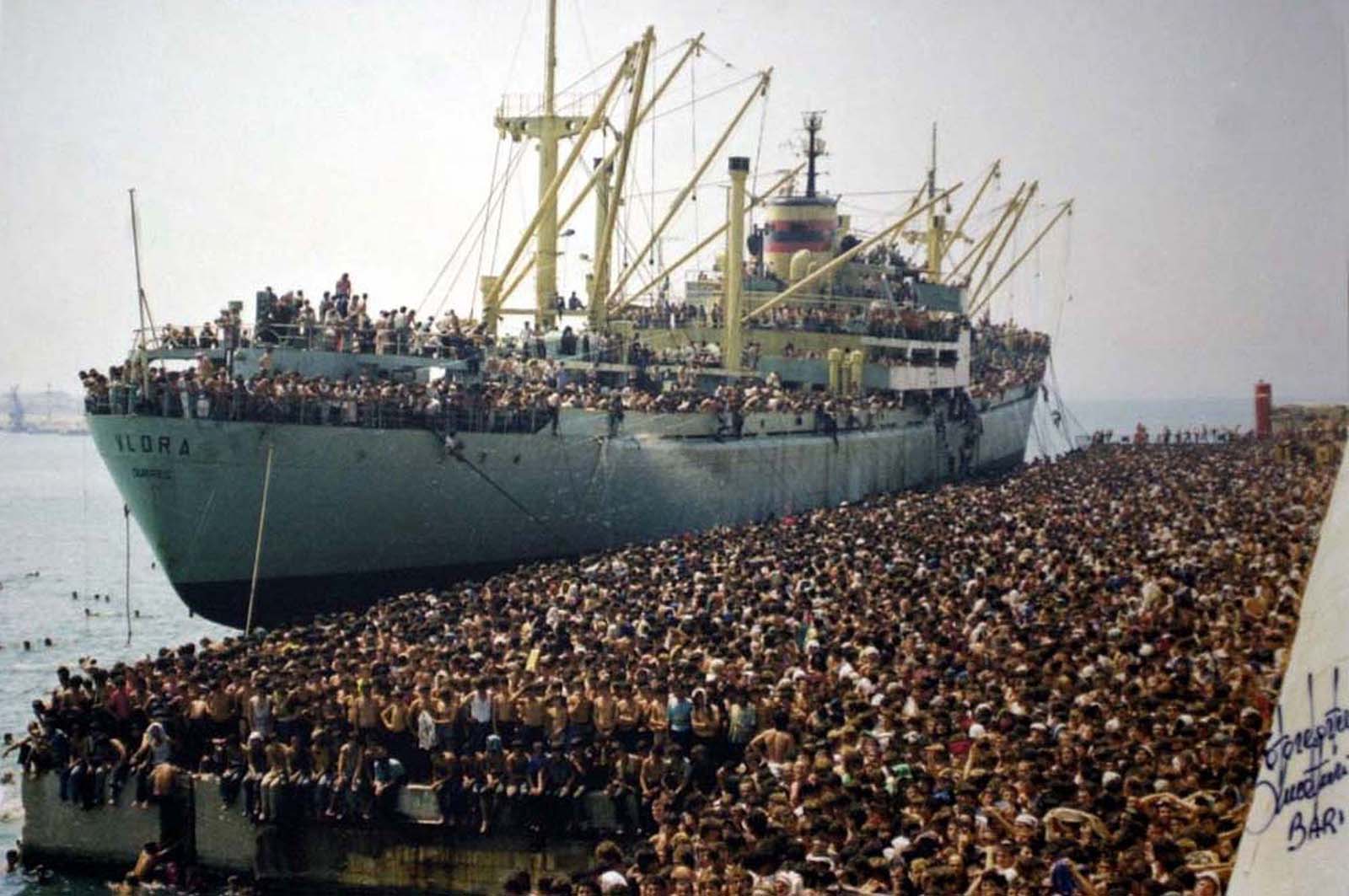 The vast majority of the Albanians, according to their accounts of the exodus, fled their country because they felt “buried alive” there.