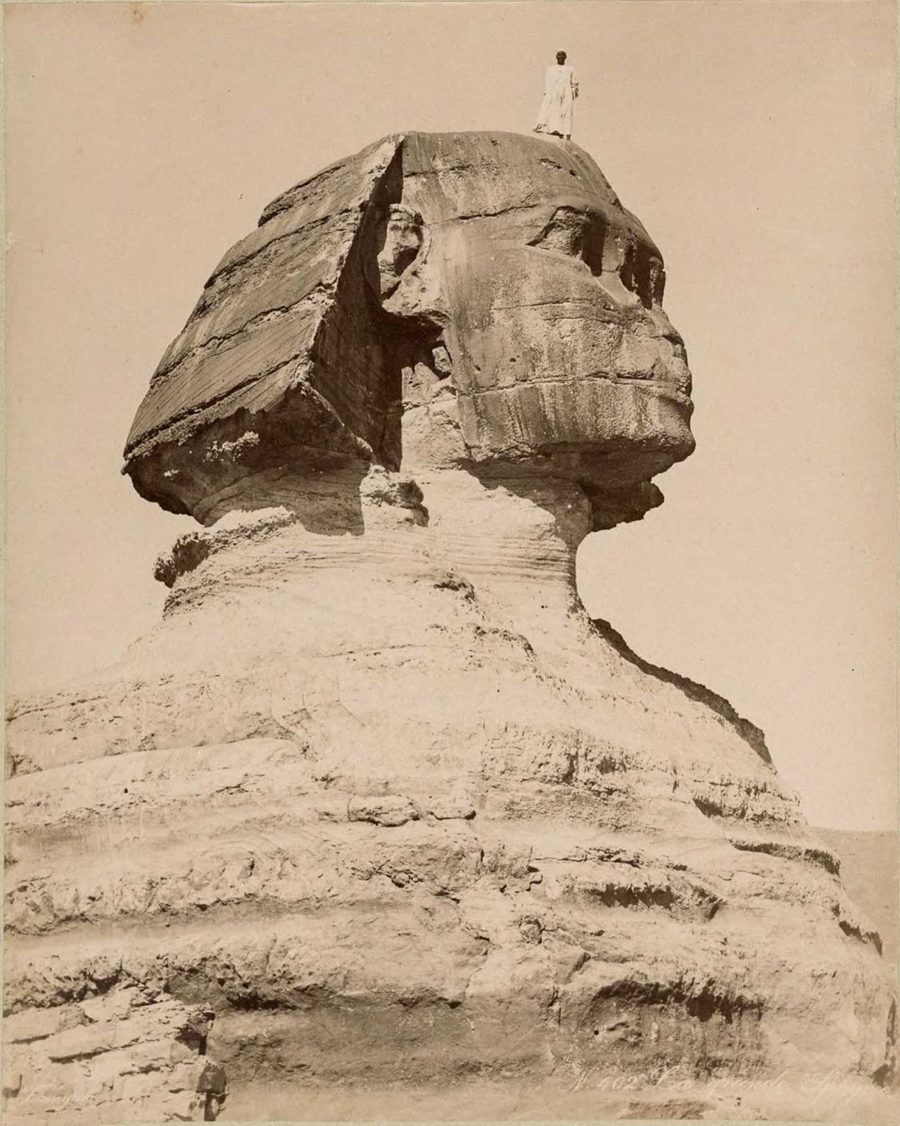 The Great Sphinx of Giza.