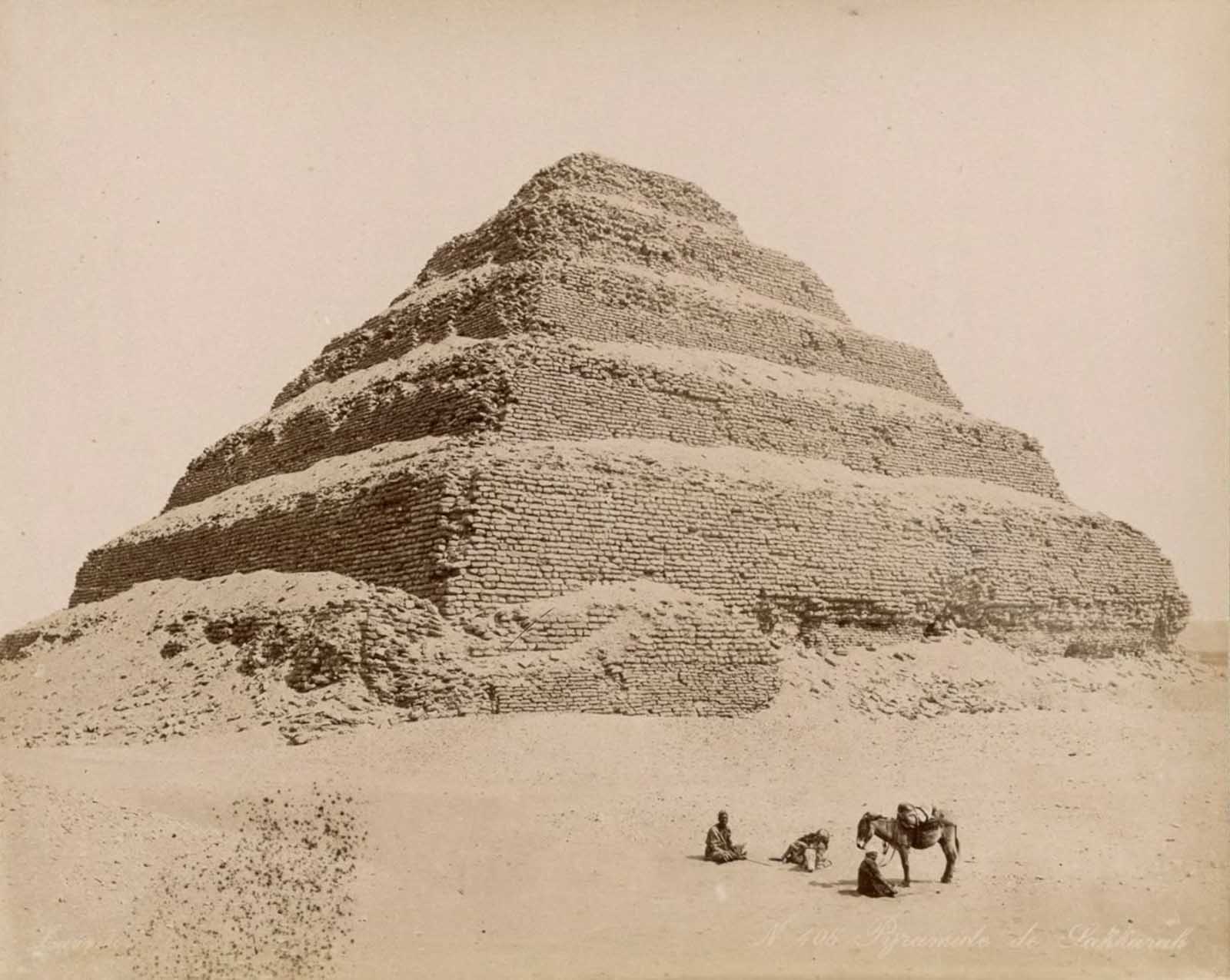 Pyramid of Djoser at Saqqar.