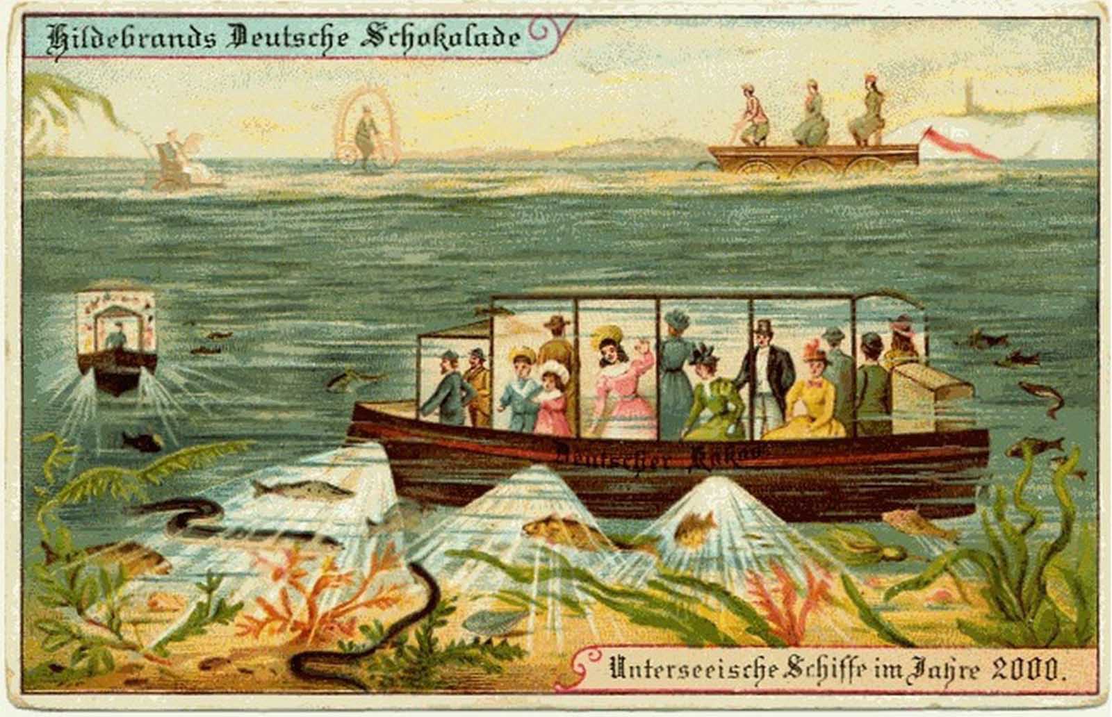 Tourist submarines.
