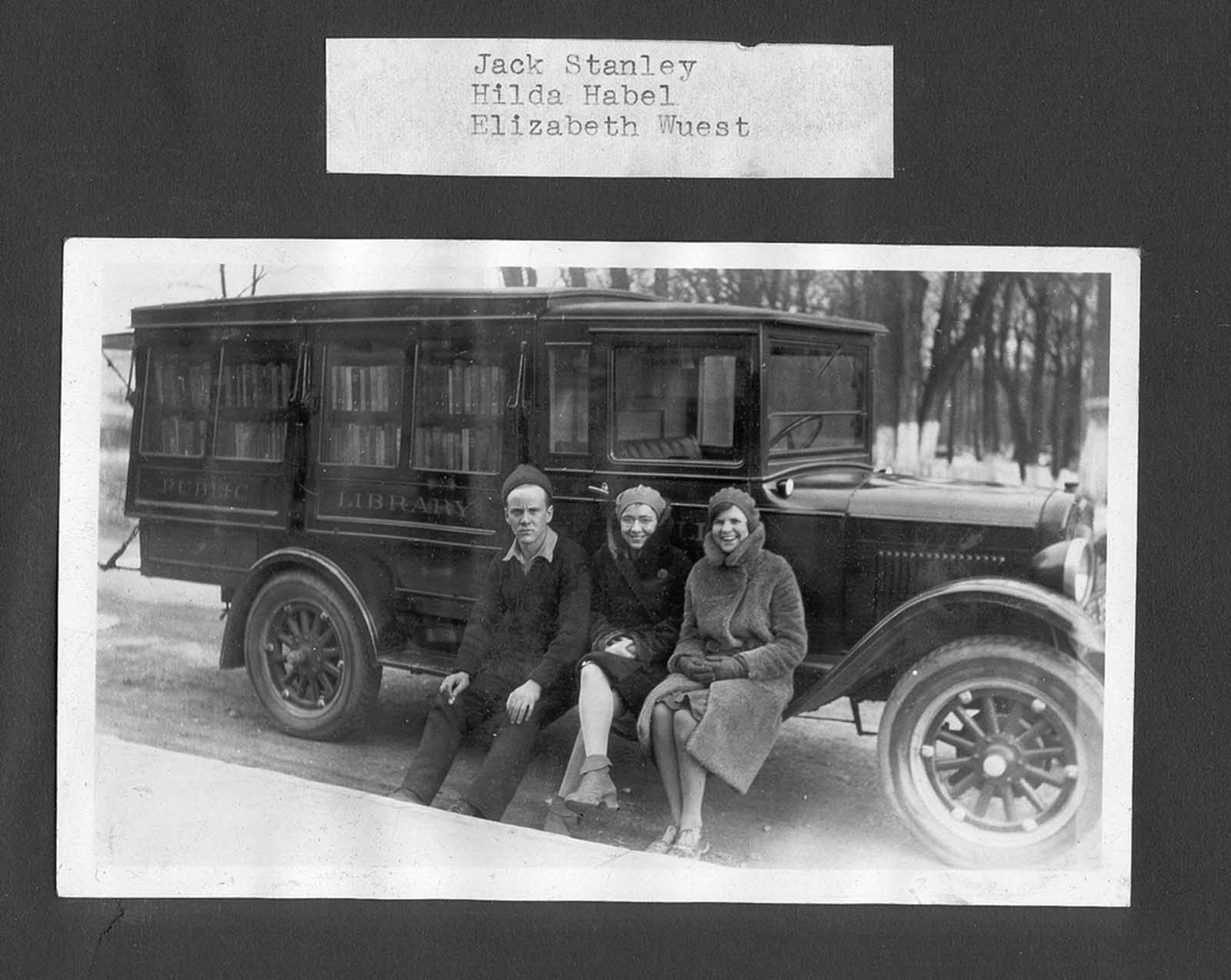 Bookmobile staff.