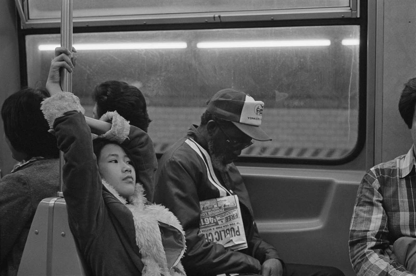 On the F Train, 1982.