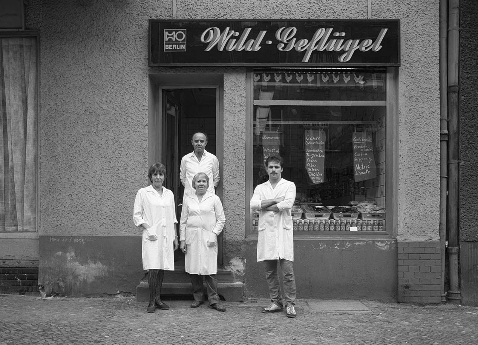 HO (state-owned “Trade Organization”) butcher “Wild Geflügel” (game, poultry), No. 10.
