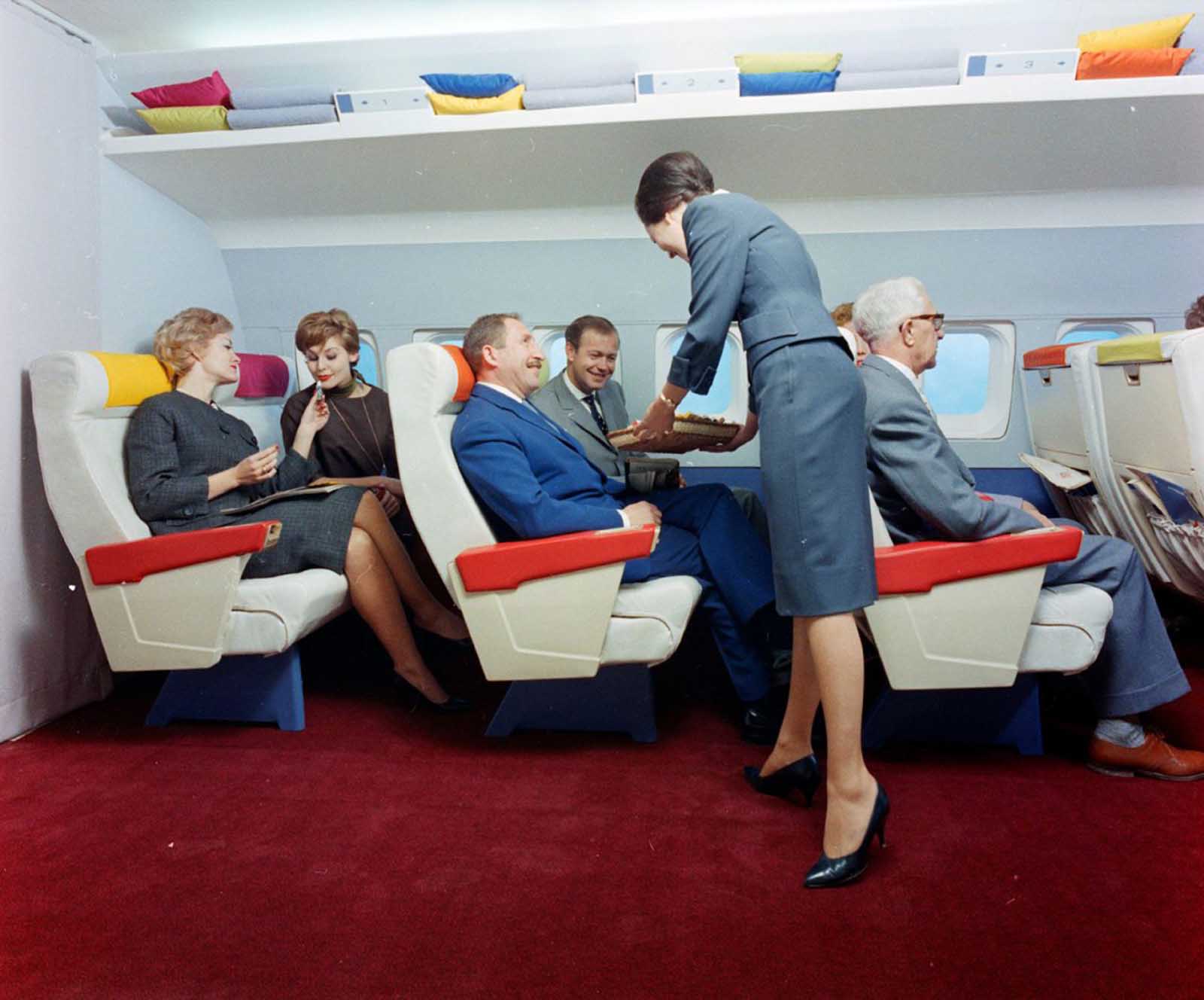 As airplanes evolved the concept of traveling by air became something of potentially broader appeal, and the airlines acted to make air travel more comfortable and more genteel.