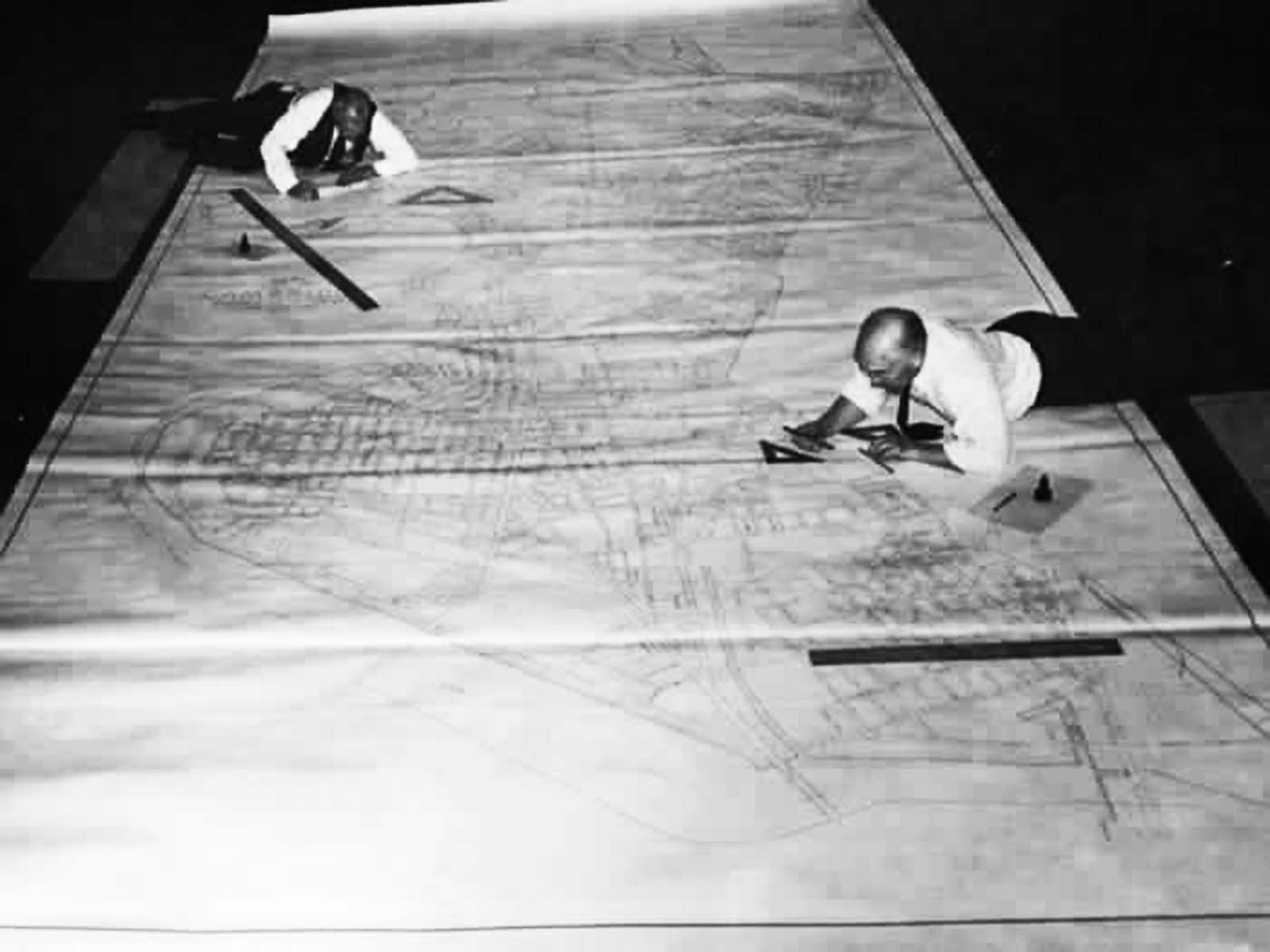 Urban designers before AutoCad.