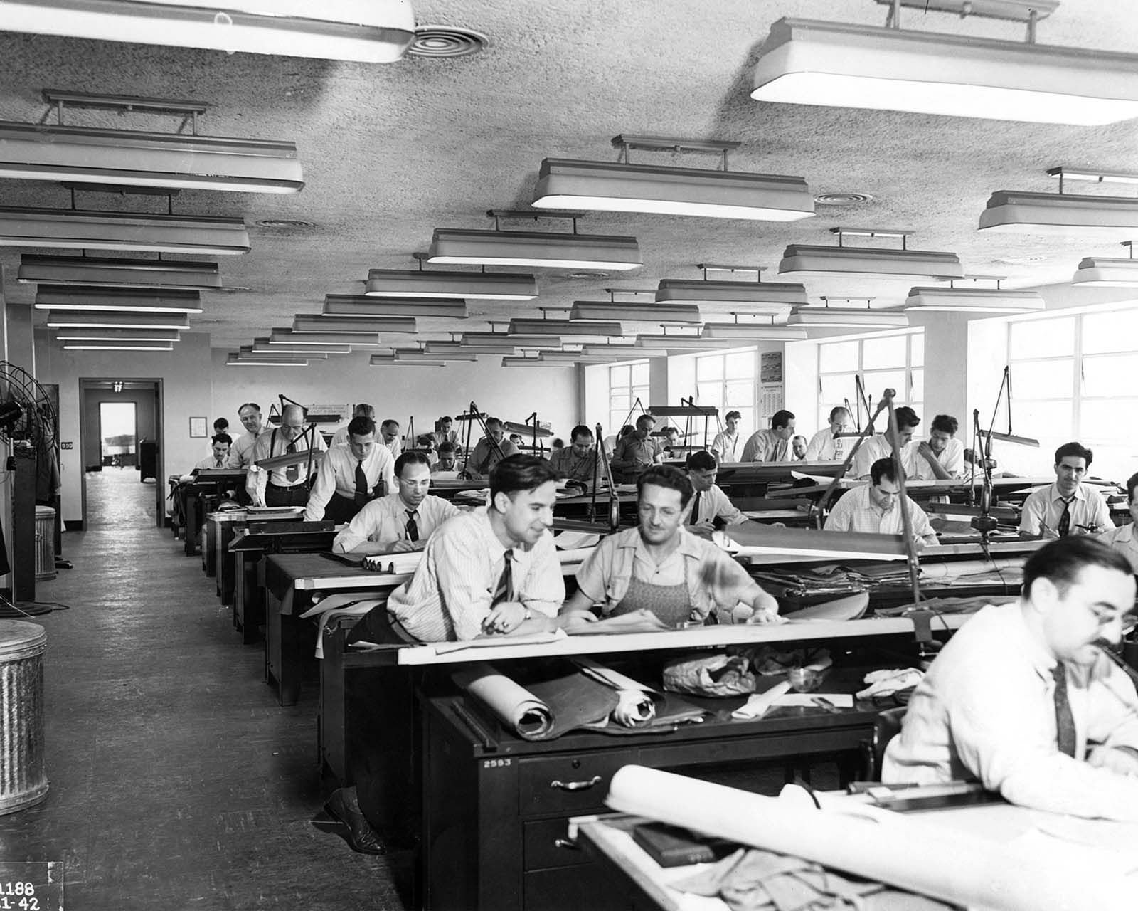The basic drafting system requires an accurate table and constant attention to the positioning of the tools.