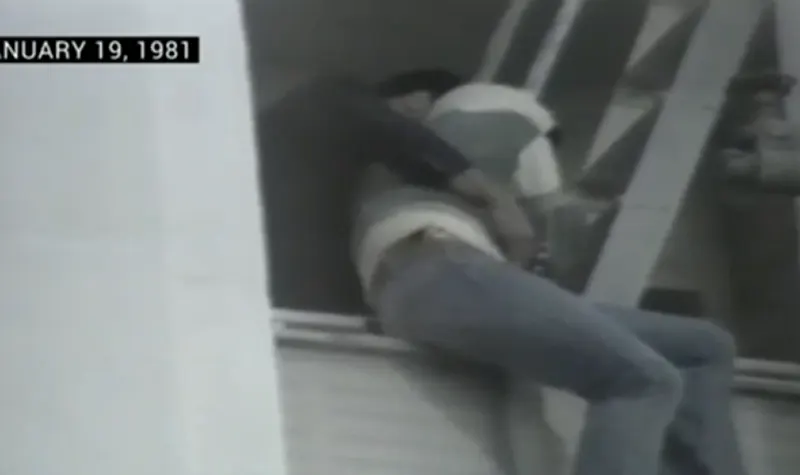 Muhammad Ali Stopping a Suicidal Man from Leaping to His Death, 1981