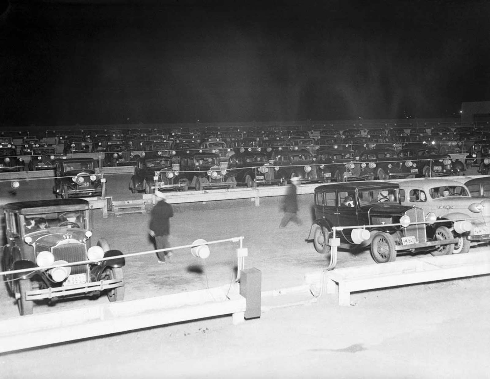 The era of drive-in movie theaters.
