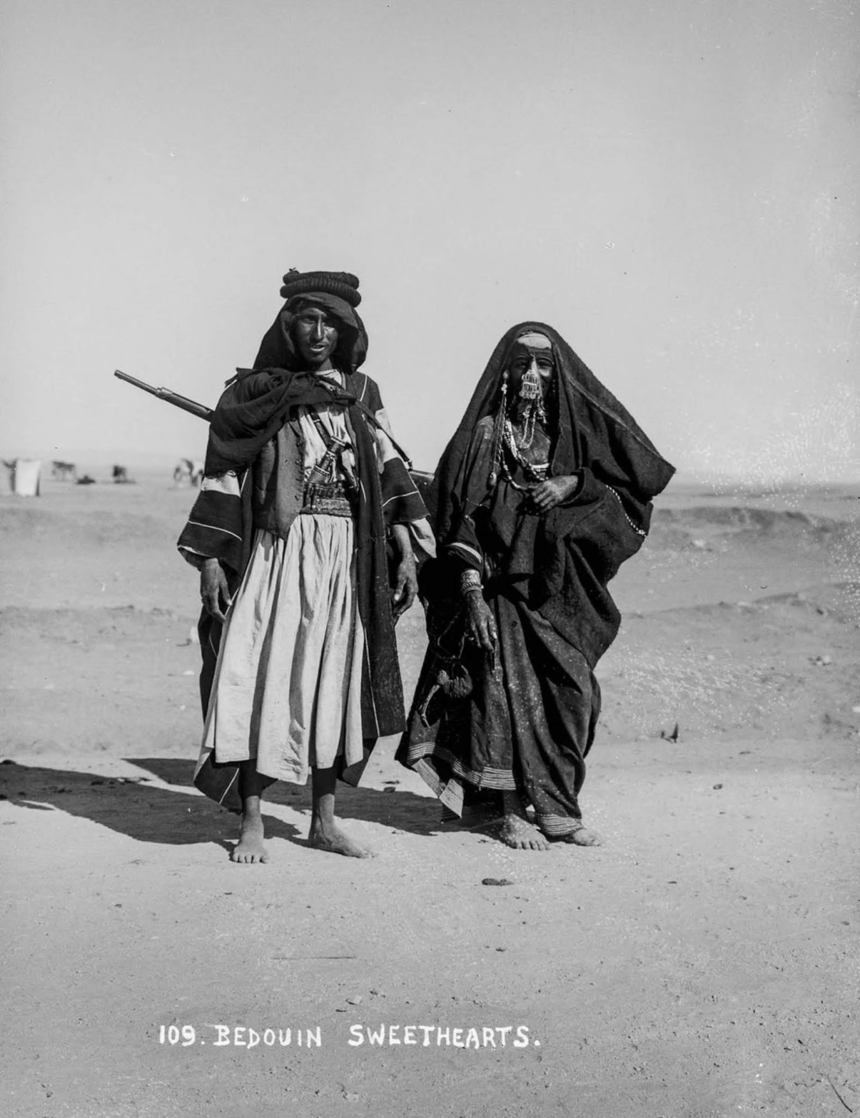 Bedouin sweethearts.