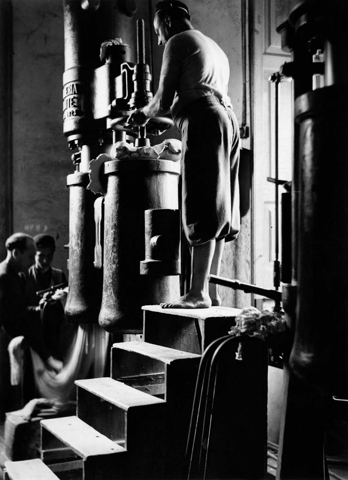 Preparing the dough. 1932.