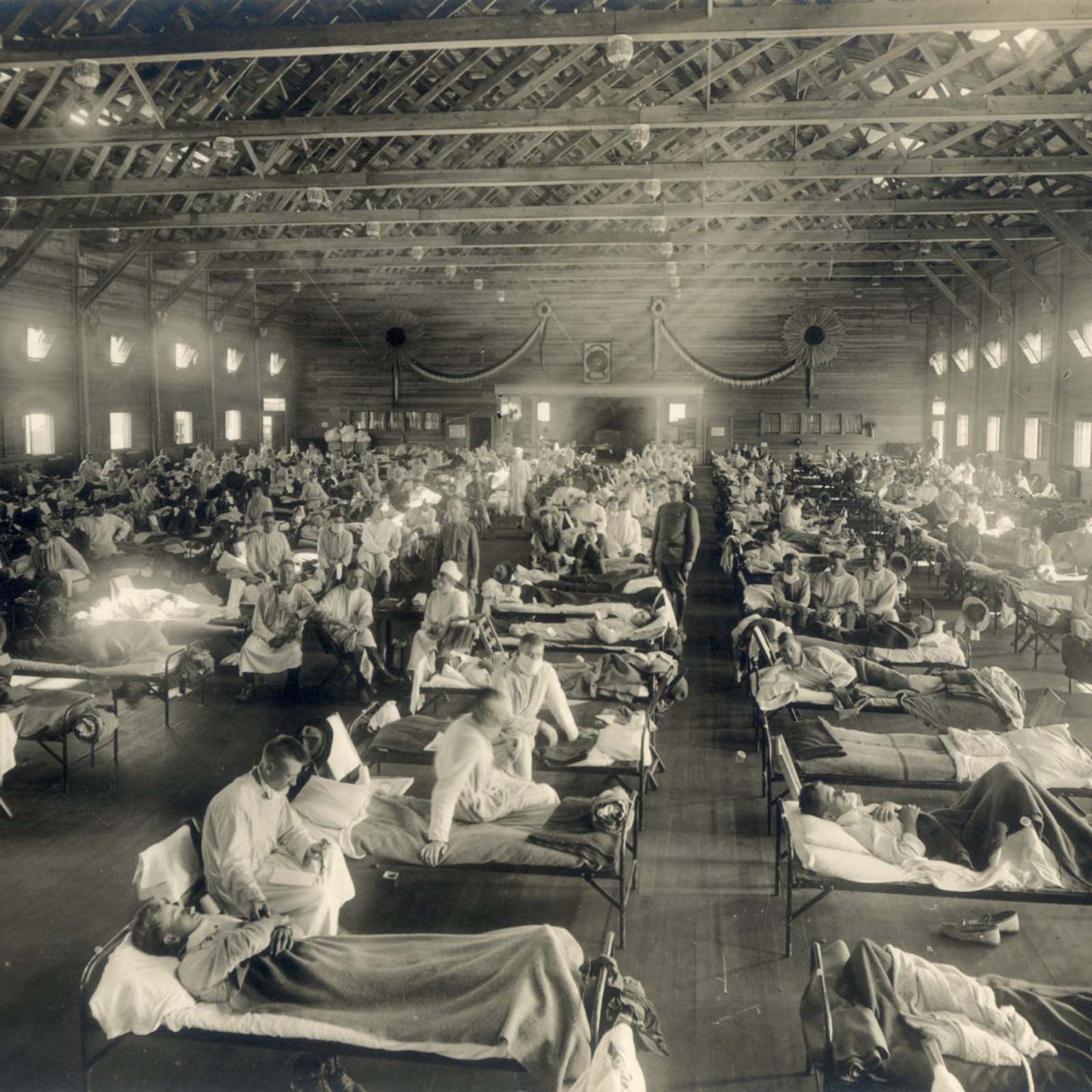 An emergency hospital in Kansas.