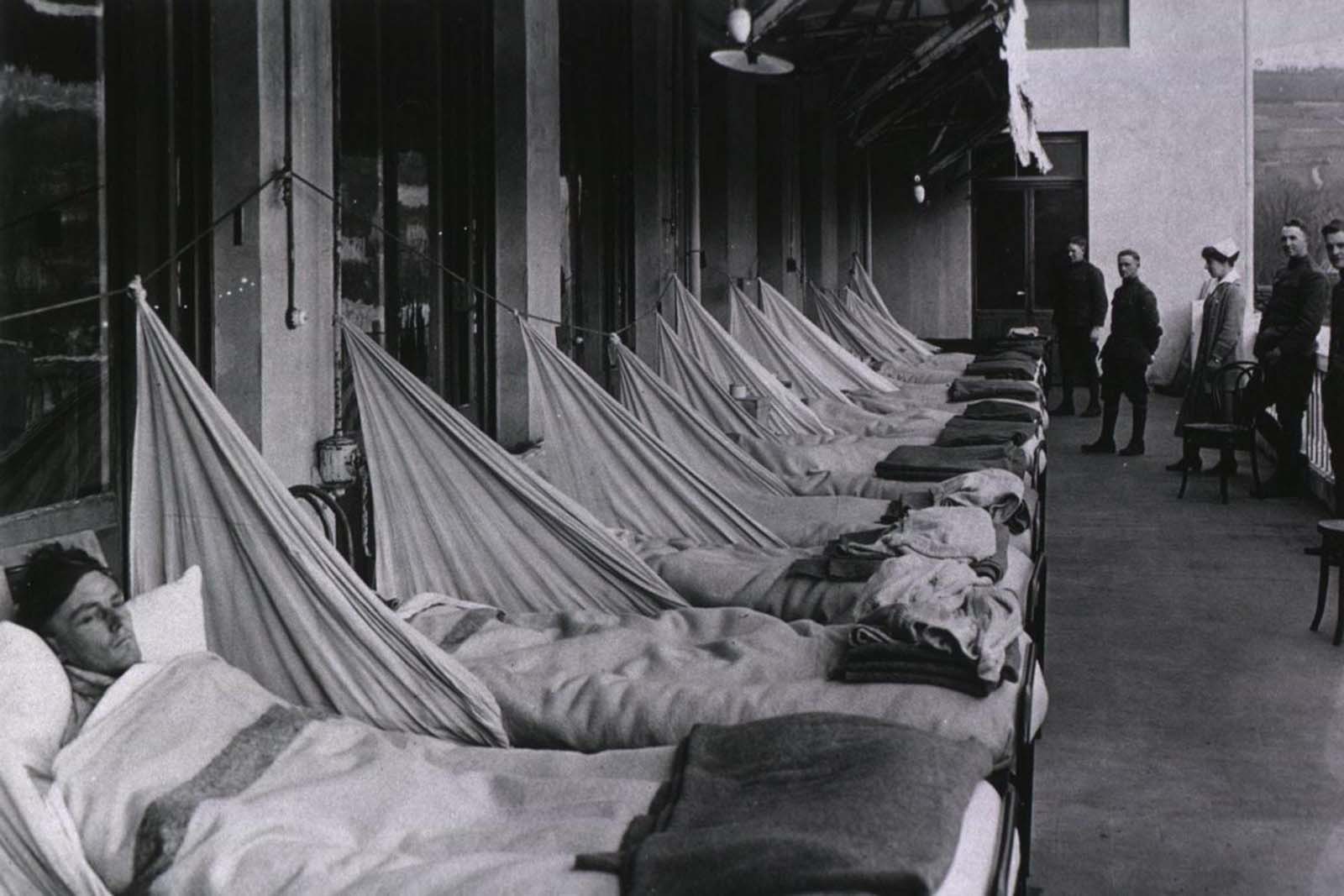 Influenza patients. 1918.