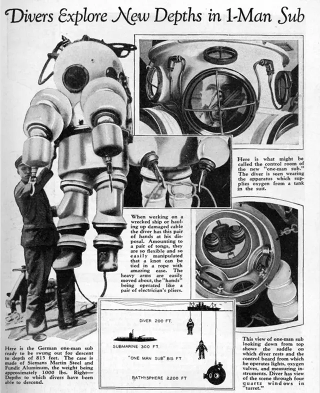 Vintage Diving Suits