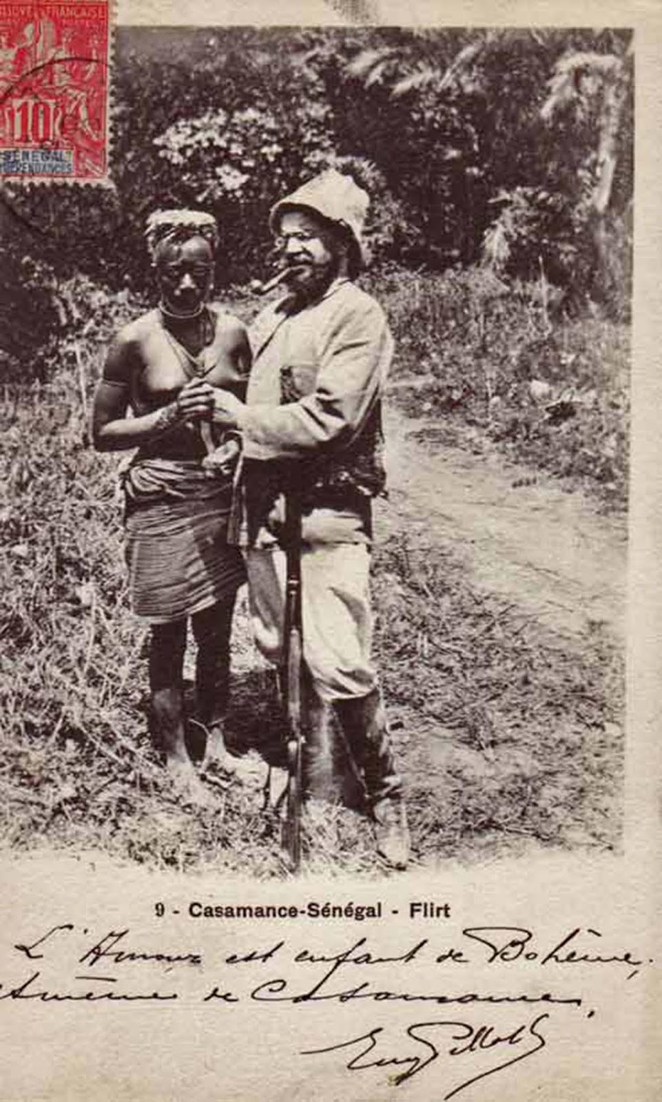 A Senegalese flirt.