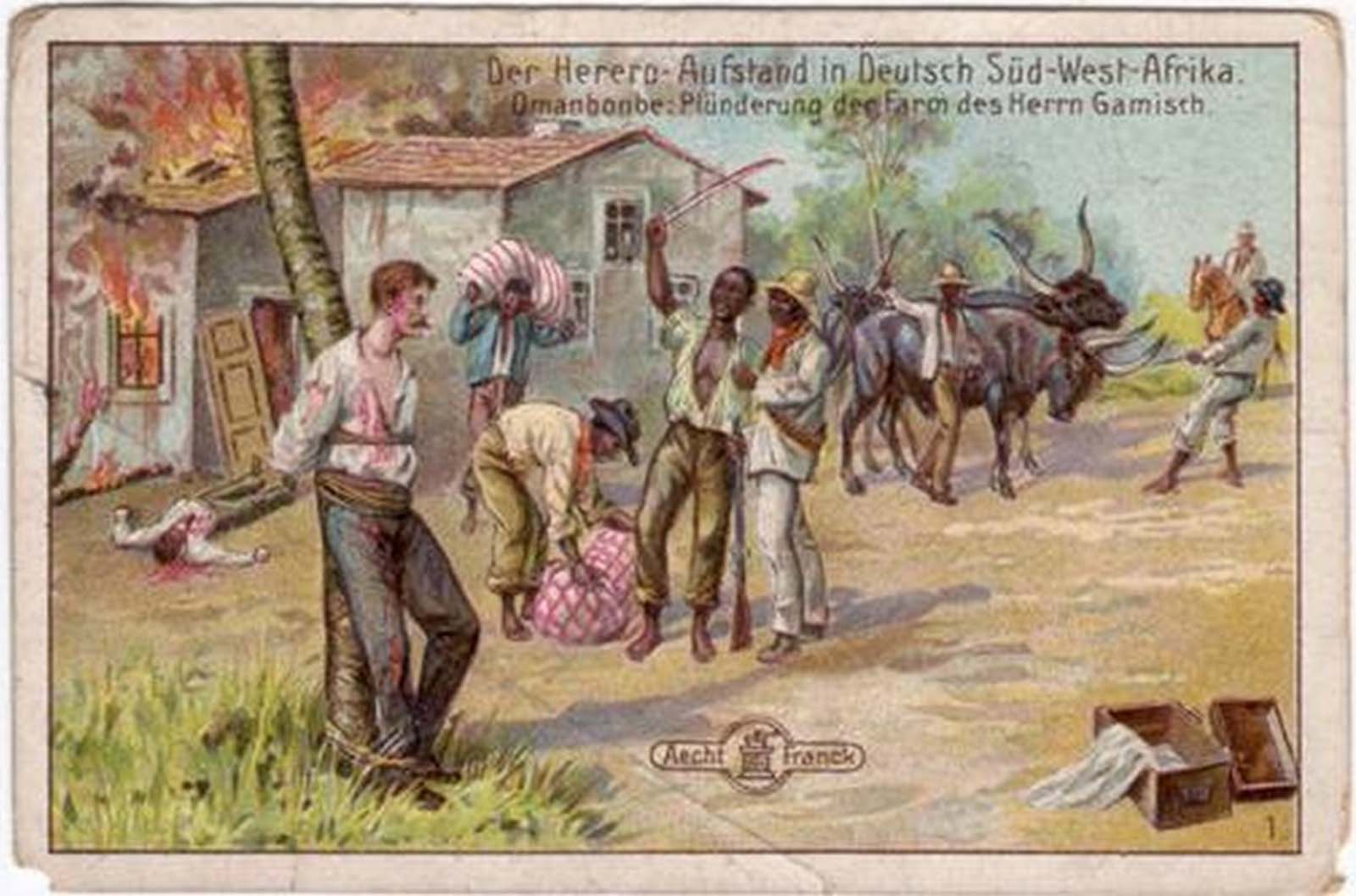 Another postcard from the “Herero-rebellion in German-Southwest-Africa.”