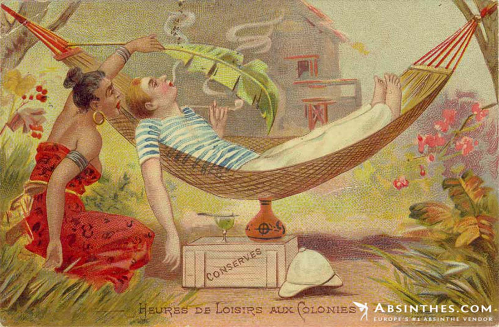 “Leisurely hours in the Colonies.”