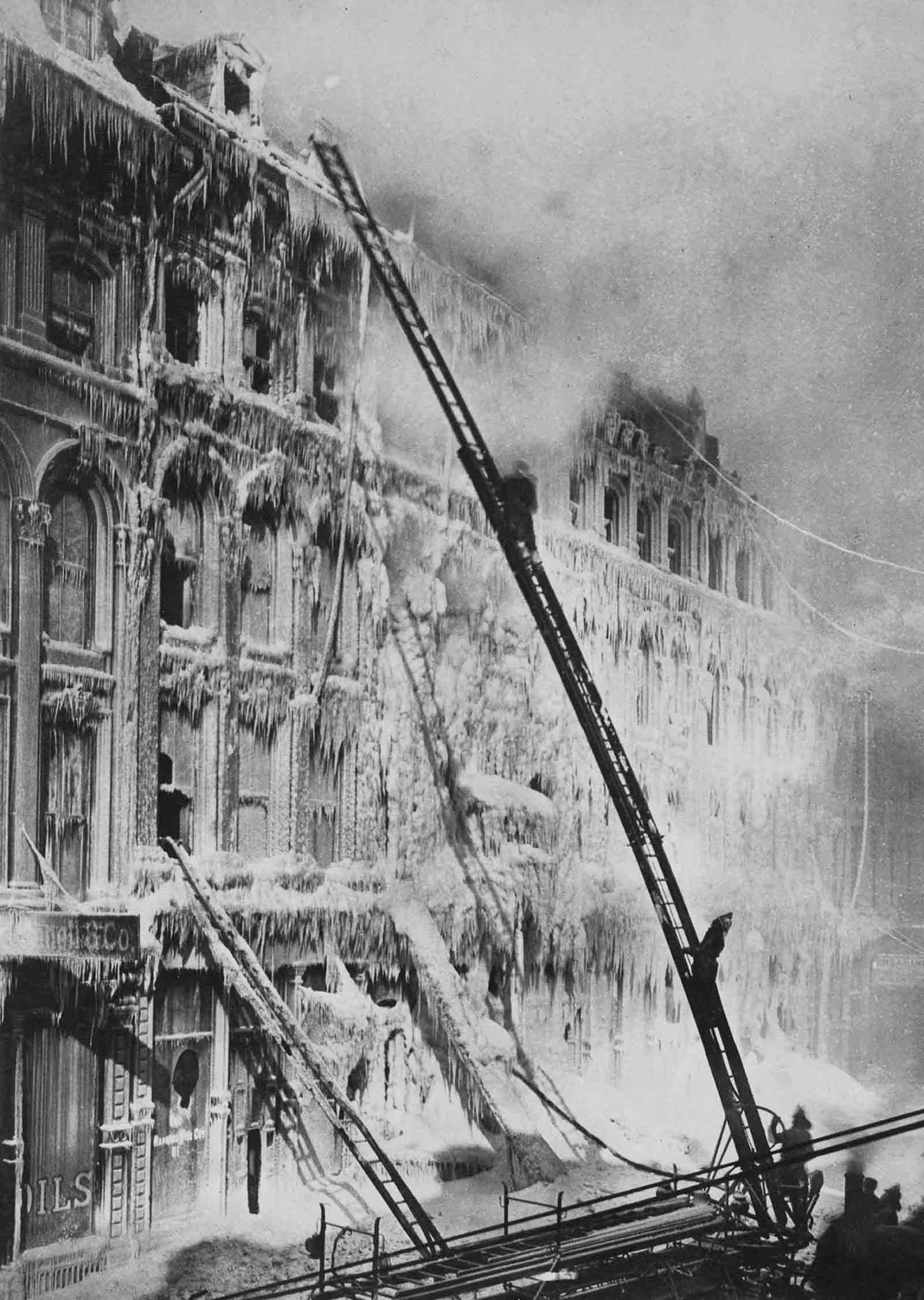 firefighters winter historical photos