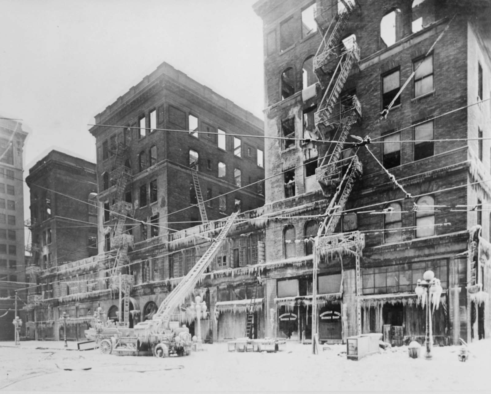 firefighters winter historical photos