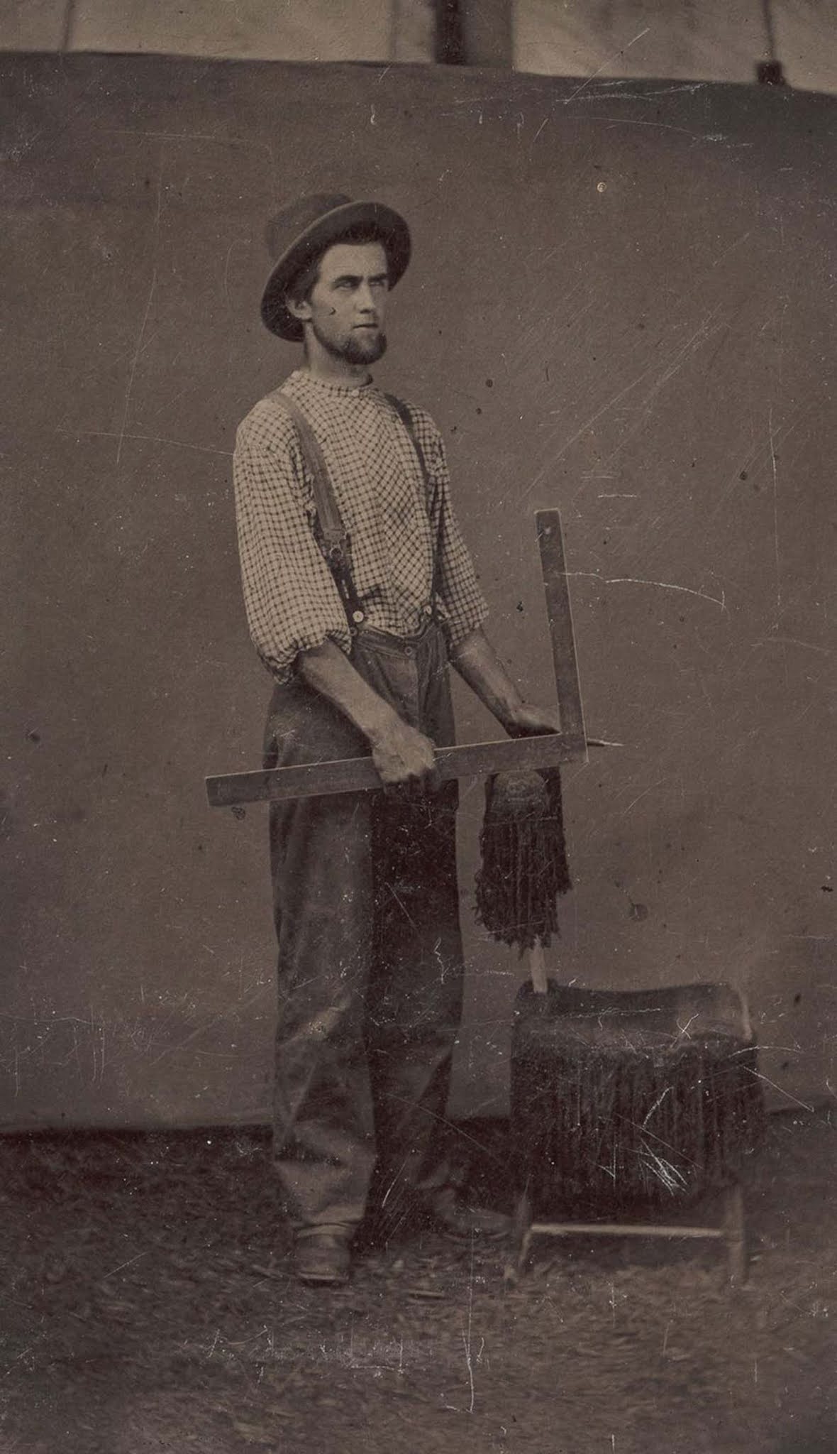 tintype Occupational portraits 19th century