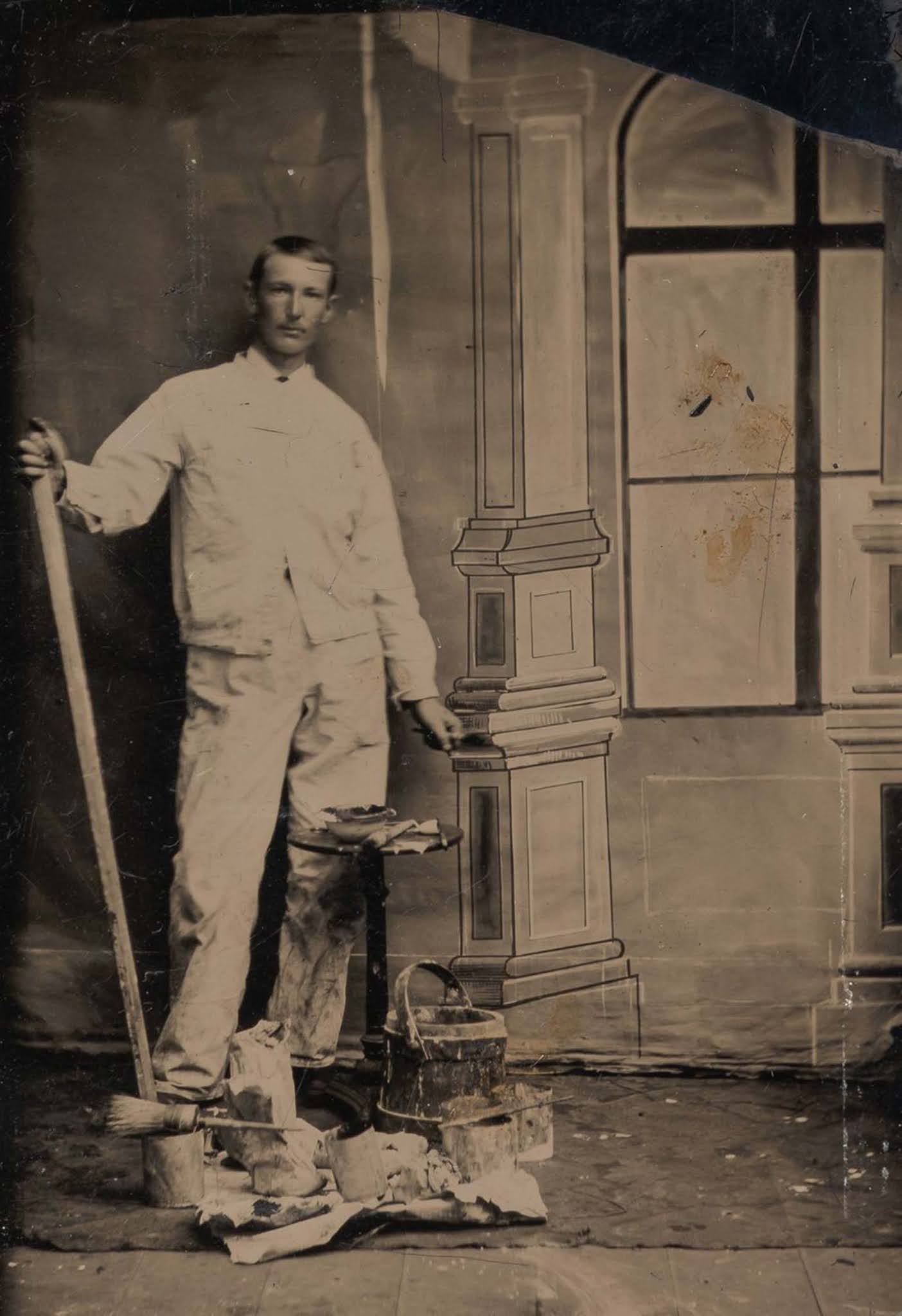 tintype Occupational portraits 19th century
