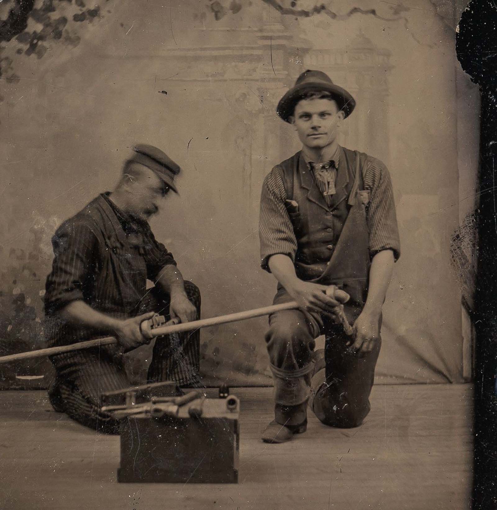 tintype Occupational portraits 19th century