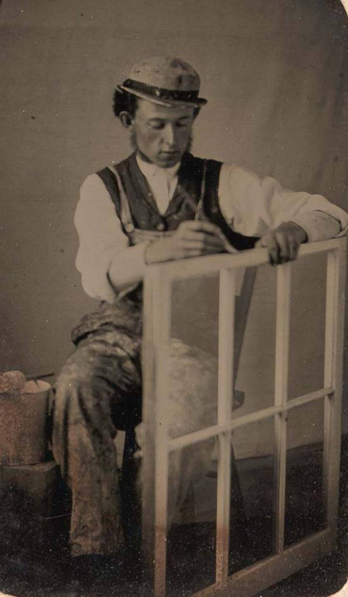tintype Occupational portraits 19th century