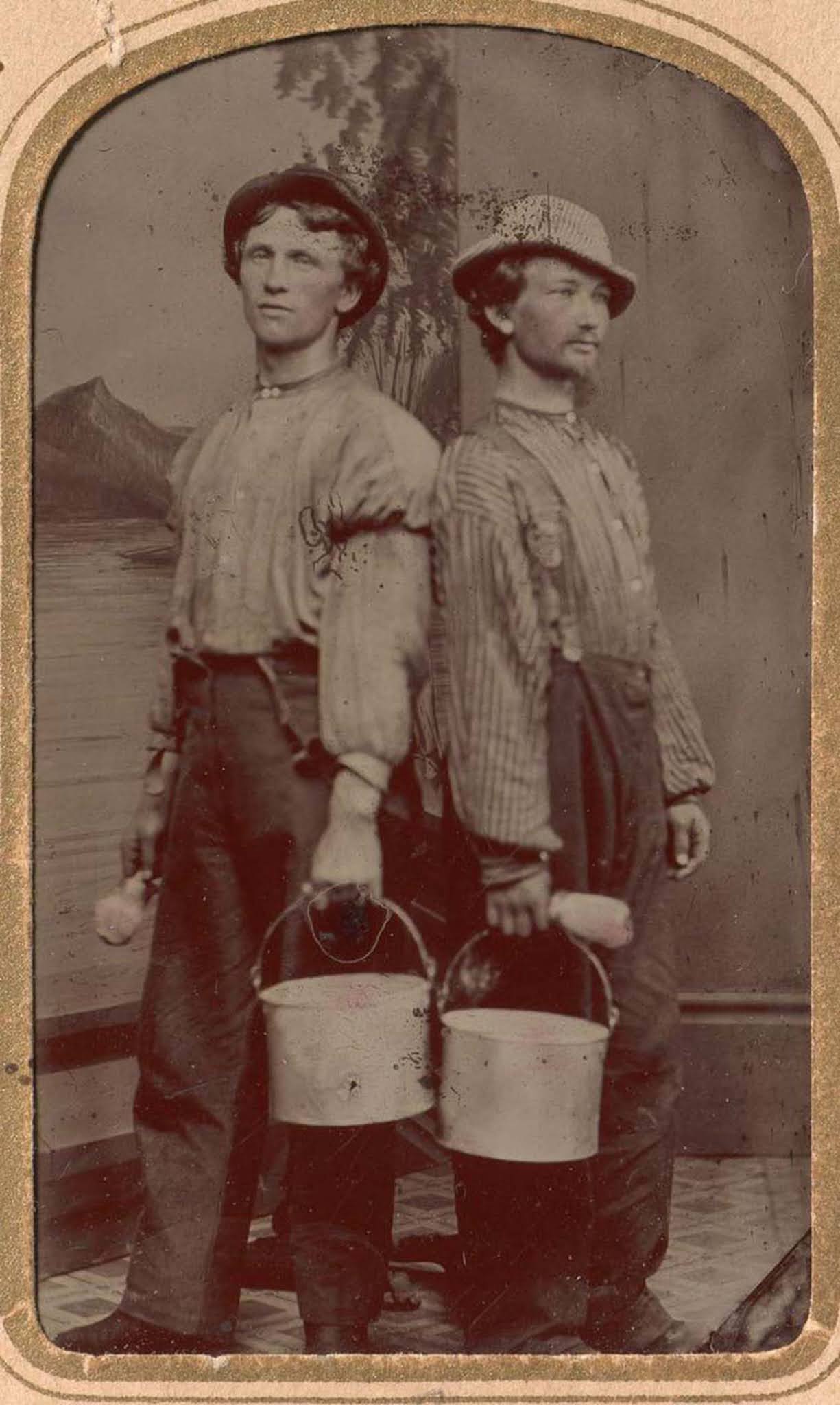 tintype Occupational portraits 19th century