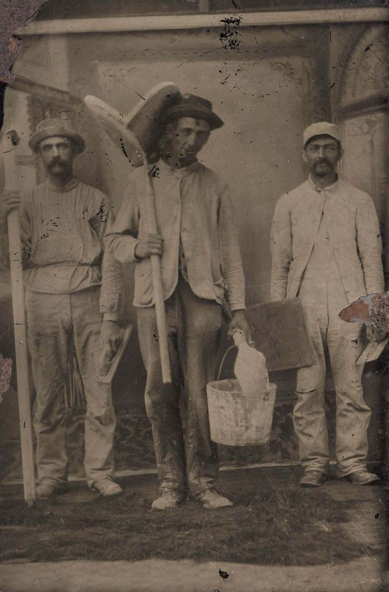 tintype Occupational portraits 19th century