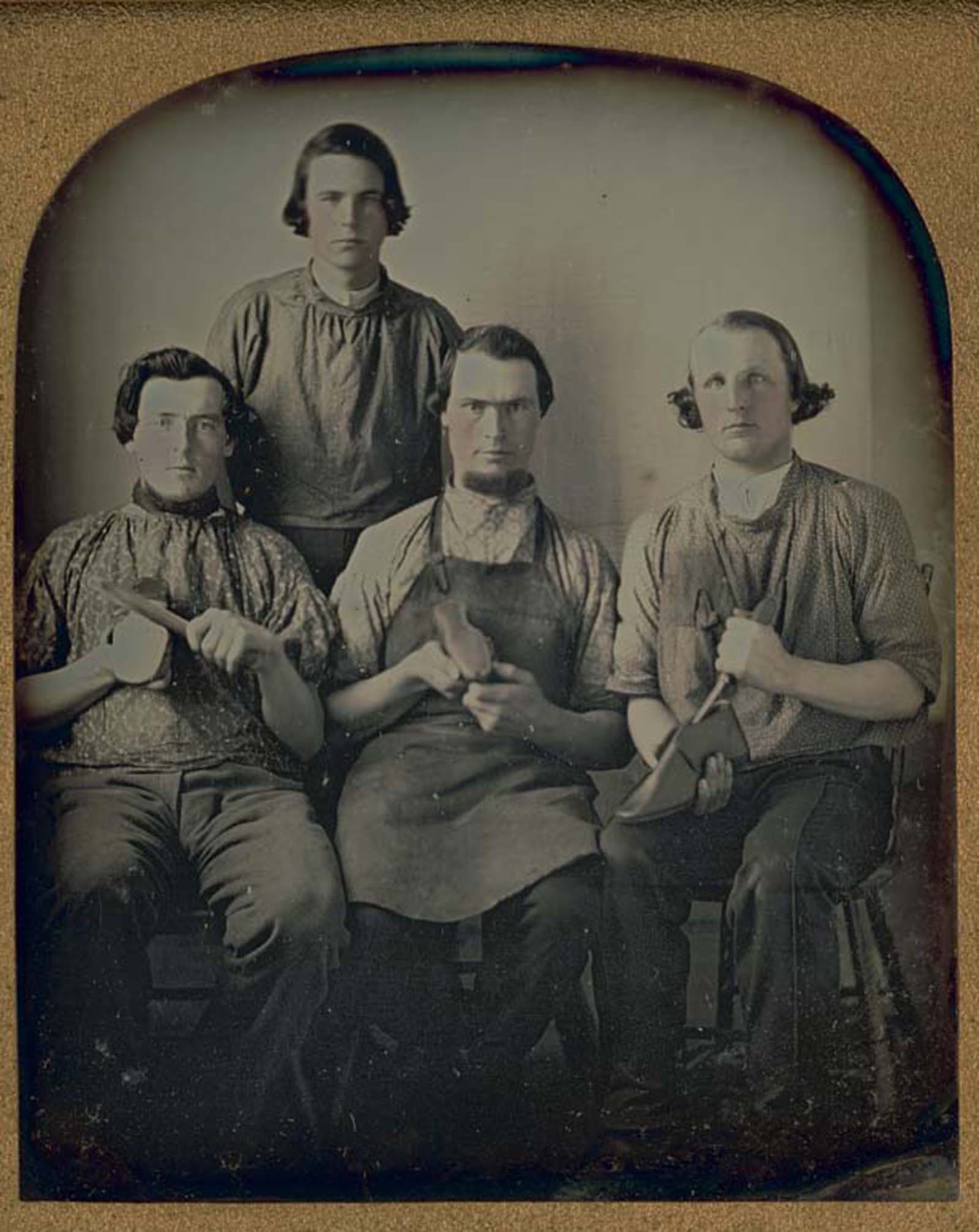 tintype Occupational portraits 19th century