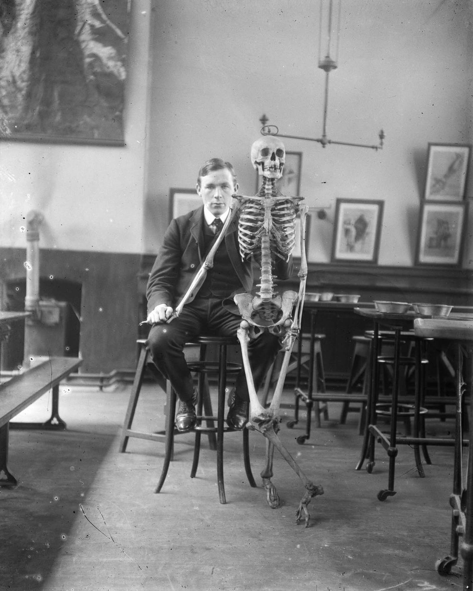 Medical student John Joseph Clarke. 1900.