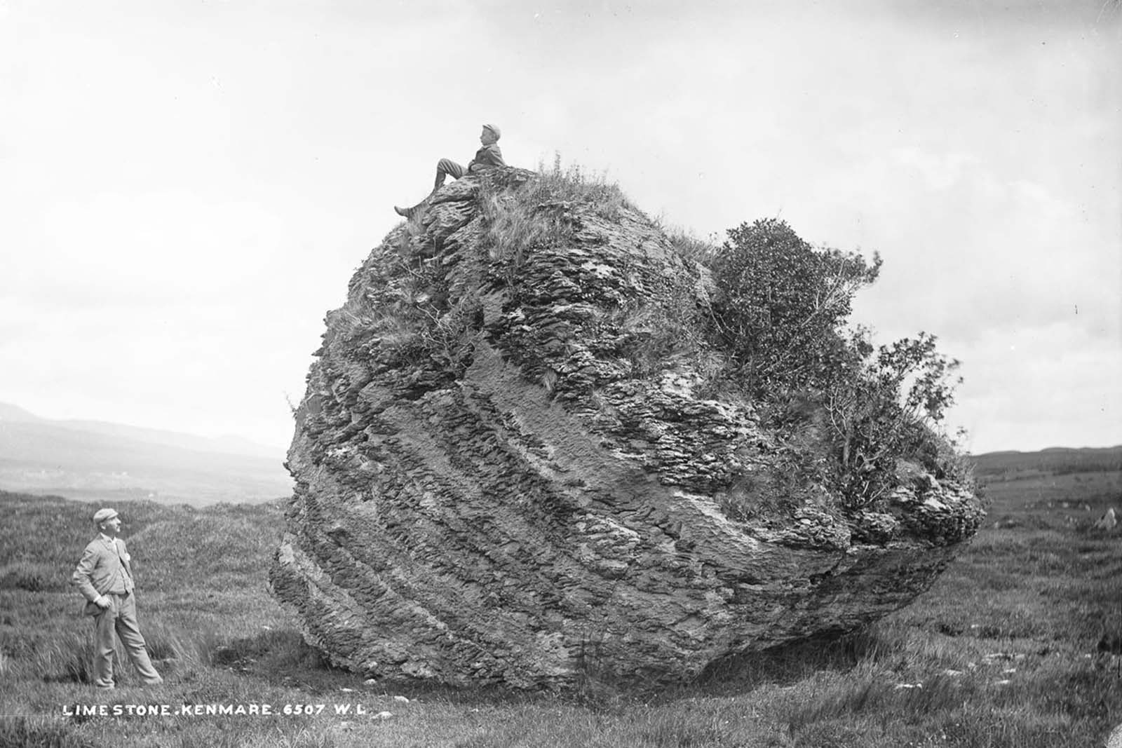 The Cloghvorra Stone, near Kenmare. 1890.