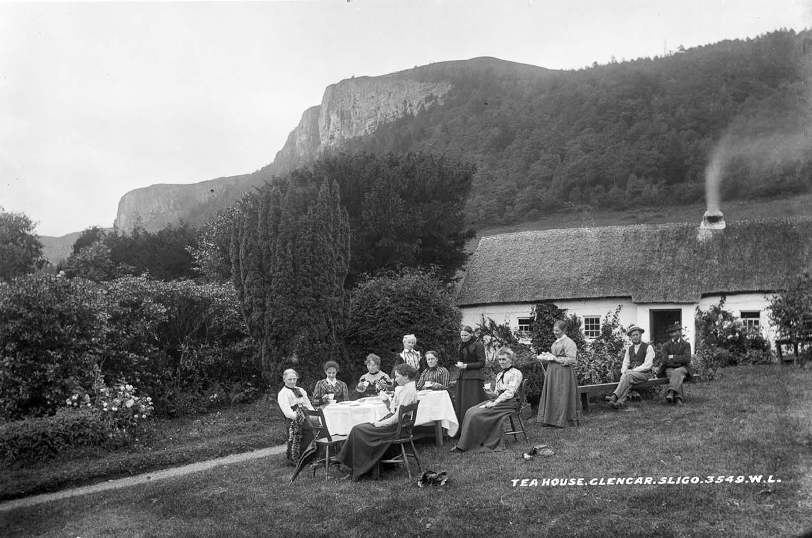 Glencar Tea House, County Leitrim. 1890.