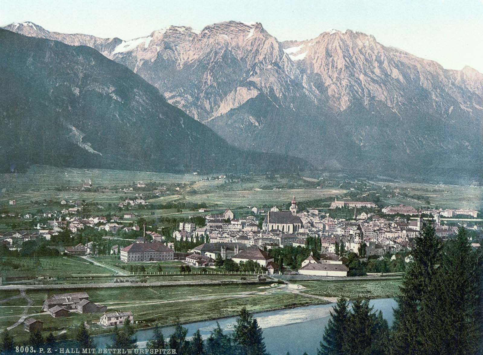 Lower Inn, Hall and Bettelwurfspitze.