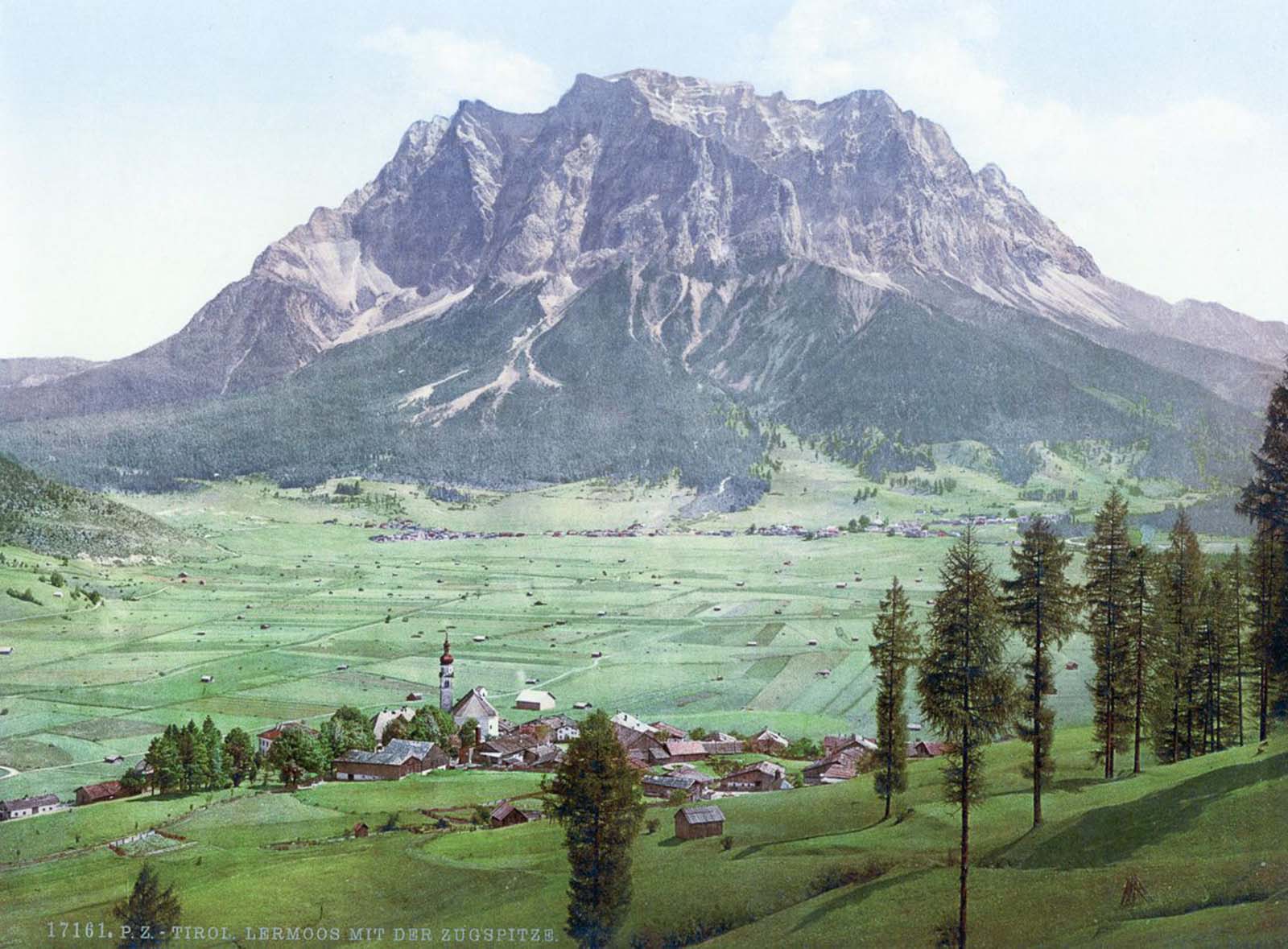 Lermoos and the Zugspitze.