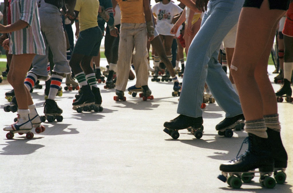 Roller Skaters at Venice Beach 1970s