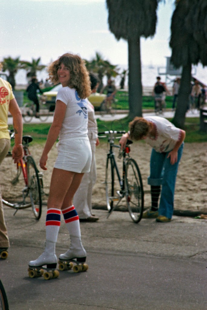 Roller Skaters at Venice Beach 1970s