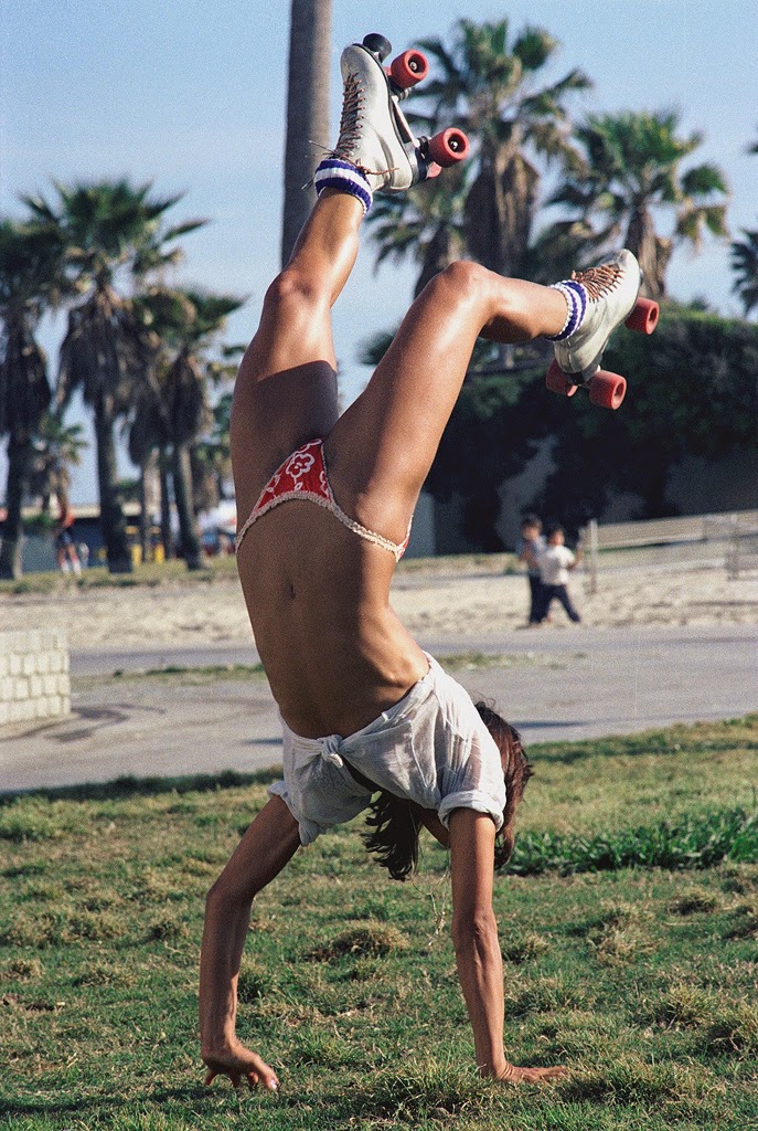 Roller Skaters at Venice Beach 1970s