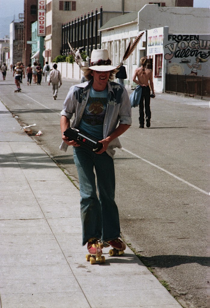 Roller Skaters at Venice Beach 1970s