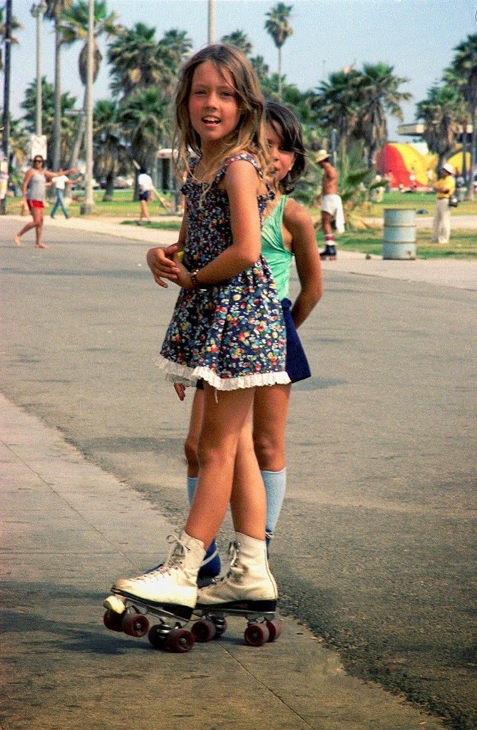 Roller Skaters at Venice Beach 1970s