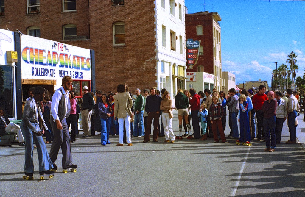 Roller Skaters at Venice Beach 1970s