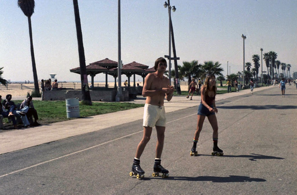 Roller Skaters at Venice Beach 1970s
